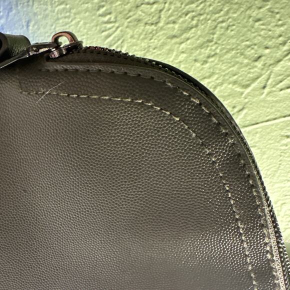 Steve Madden Dome Crossover Purse/ Bag Zip Up Olive Green Color. Good Condition! - Picture 15 of 16
